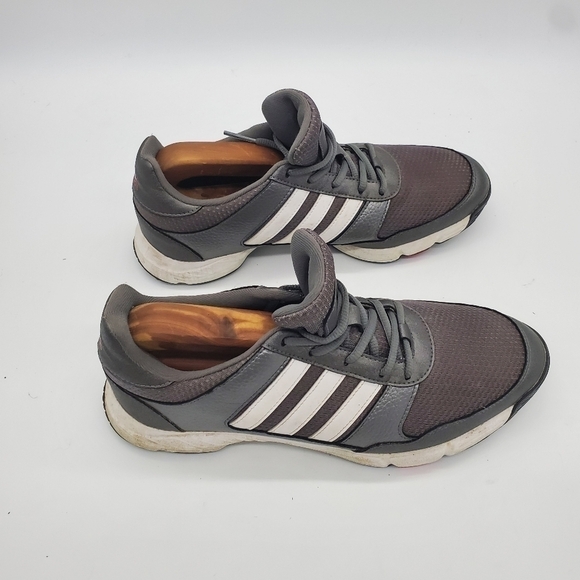 Adidas Tech Response Iron Lace Up Golf Shoes Men\'s Size 9 Gray White F33551 main image 8